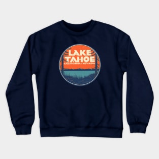 Lake Tahoe Vintage Travel Decal Crewneck Sweatshirt